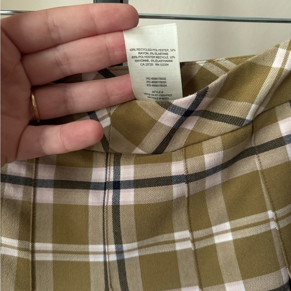 Sunday Best Checkered A-Line Skirt pleated - Picture 5 of 9